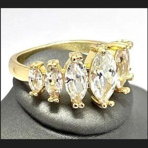 White Sapphire Ring 3.25ctw Size 7